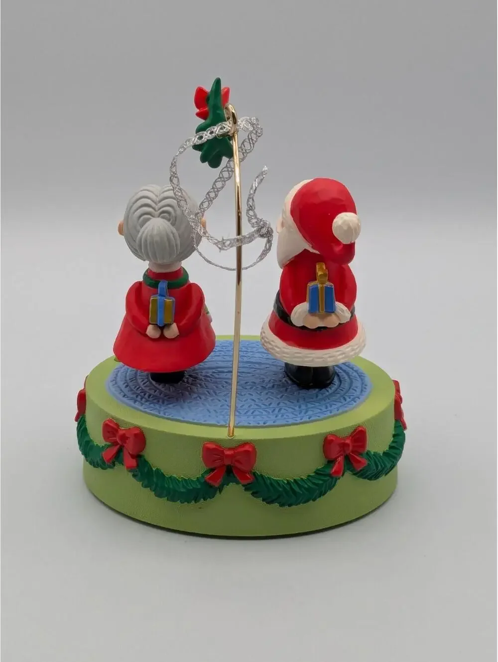 Hallmark Keepsake Kissing Clauses 2018 Sound & Motion Magic Christmas Ornament